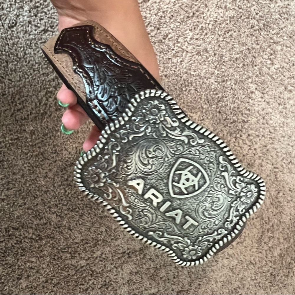 Toddler size Ariat belt! Worn once.